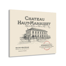 Load image into Gallery viewer, Wine Label Themed Wall Art Work - Chateau Haut-Marbuzet Wine Label Print on Acrylic Panel