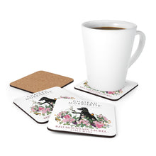 Load image into Gallery viewer, Glass and Mug Coaster - Chateau Morrisette Red Mountain Laurel Corkwood Coaster Set of 4