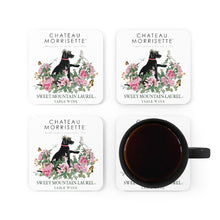 Load image into Gallery viewer, Coasters and table Top Decor  - Chateau Morrisette Sweet Mountain Laurel Corkwood Coaster Set of 4