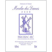 Load image into Gallery viewer, Wine Label Themed Artwork - Moulin des Dames Label Printed on Eco-Friendly Recycled Aluminum 6 sizes available