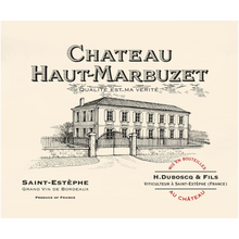 Load image into Gallery viewer, Winery Gifts - Wine Themed Wall Decor - Chateau Haut-Marbuzet Wine Label Printed on Rectangular Eco-Friendly Recycled Aluminum