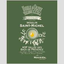 Load image into Gallery viewer, Kitchen Themed Decor - Moulin St Michel Olive Oil Label Acrylic Print Ready To Hang
