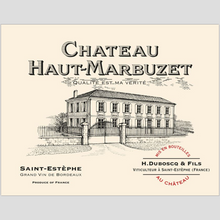 Load image into Gallery viewer, Winery Themed Art Print on Archival Paper - Chateau Haut-Marbuzet Label Fine Art Prints
