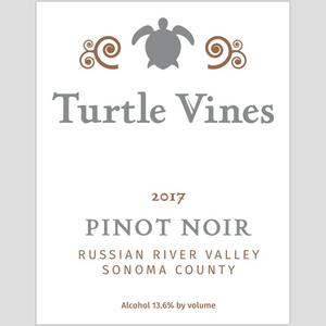 Wine Label Themed Art Print  on Archival Paper - Turtle Vines Wine Fine Art Prints