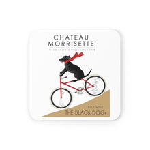 Load image into Gallery viewer, Gift for Wine Drinkers - Chateau Morrisette The Black Dog Corkwood Coaster Set of 4