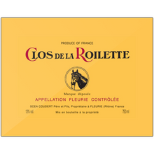 Load image into Gallery viewer, Wine Label Themed Artwork - Clos De La Roilette Wine Label Printed on Rectangular Eco-Friendly Recycled Aluminum