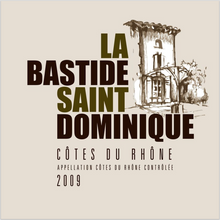 Load image into Gallery viewer, Wine Label Themed Art Print  on Archival Paper - La Bastide Saint Dominique Winery Cotes du Rhone Fine Art Prints