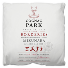 Load image into Gallery viewer, Indoor Outdoor Pillows Cognac Park Label Print 2 sizes available