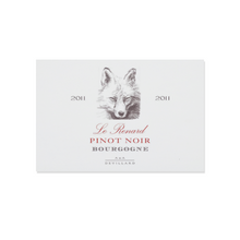 Load image into Gallery viewer, Wine Label Themed Decor - Le Renard Pinot Noir Wine Label Print on Wooden Plaque 12&quot; x 8&quot; Made in the USA