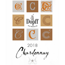Load image into Gallery viewer, Wine Themed Wall Decor - Dopff Chardonnay 2018 Label on Eco-Friendly Recycled Aluminum