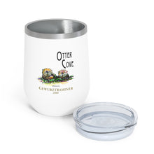 Load image into Gallery viewer, Wine Label Themed Drinkware - Color Otter Cove Gewurztraminer 2006 Label on 12oz Insulated Wine Tumbler