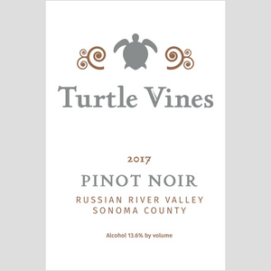 Wine Label Themed Art Print  on Archival Paper - Turtle Vines Wine Fine Art Prints