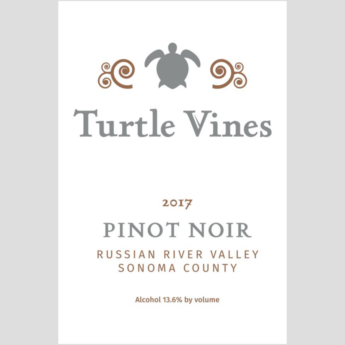 Wine Label Themed Art Print  on Archival Paper - Turtle Vines Wine Fine Art Prints