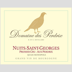 Wine Label Themed Decor - Domaine des Perdrix Label Acrylic Print Ready To Hang