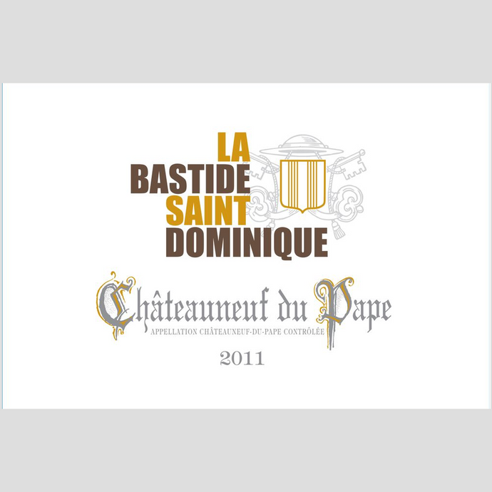 Winery Themed Art Print on Archival Paper - La Bastide Saint Dominique Chateauneuf du Pape Label Fine Art Prints