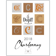Load image into Gallery viewer, Wine Themed Wall Decor - Dopff Chardonnay 2018 Label on Eco-Friendly Recycled Aluminum