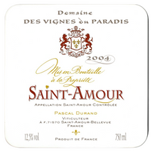 Load image into Gallery viewer, Wine Label Themed Gifts - Saint Amour Label Winery Coasters - Set of 4