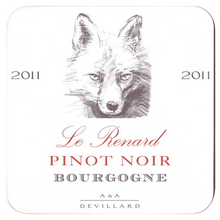 Load image into Gallery viewer, Wine Label Themed Gifts -Le Renard Pinot Noir Label Winery Coasters - Set of 4