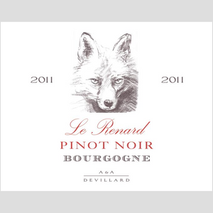 Wine Label Themed Art Print on Archival Paper - Le Renard Pinot Noir Fine Art Prints
