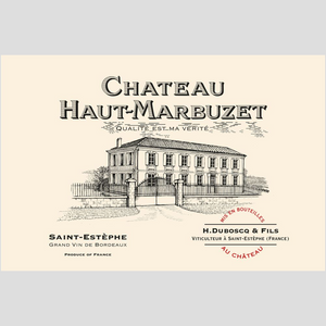 Winery Themed Art Print on Archival Paper - Chateau Haut-Marbuzet Label Fine Art Prints