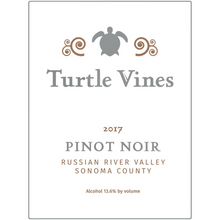 Load image into Gallery viewer, Gift for Wine Lover - Turtle Vines Wine Label Printed on Eco-Friendly Recycled Aluminum