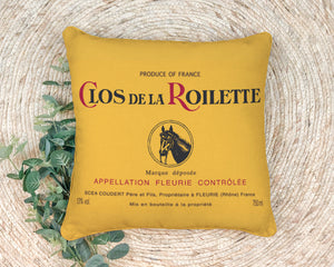 Clos de La Roilette Pillow Mockup