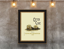 Load image into Gallery viewer, Wine Label Themed Art Print  on Archival Paper - Otter Cove Fine Art Prints