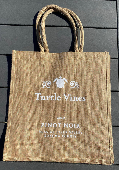 Custom Jute Market Bags - Turtle Vines