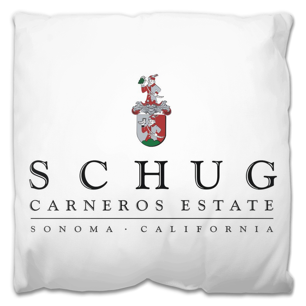 Indoor Outdoor Pillows Schug Carneros Estate Label Print 2 sizes available