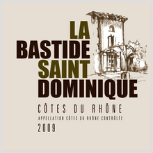Load image into Gallery viewer, Wine Label Themed Wall Decor - La Bastide Saint Dominique Winery Cotes du Rhone Label Acrylic Print Ready To Hang