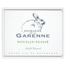 Load image into Gallery viewer, Wine Label Themed Artwork - Domaine de la Garenne Wine Label Print on Canvas in a Floating Frame