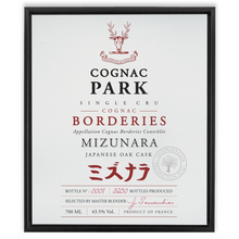 Load image into Gallery viewer, Cognac Label Themed Artwork - Cognac Park Mizunara Label Floating Frame Canvas