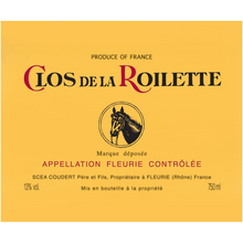 Load image into Gallery viewer, Wine Label Themed Artwork - Clos De La Roilette Wine Label Printed on Rectangular Eco-Friendly Recycled Aluminum