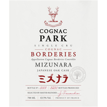 Load image into Gallery viewer, Cognac Label Themed Artwork - Cognac Park Mizunara Label Printed on Eco-Friendly Recycled Aluminum