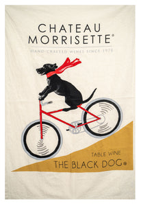 Chateau Morrisette - The Dog On A Bicycle Flour Sack Towel