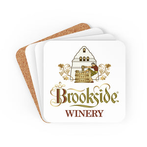 Wine Label Themed Gifts - Brookside Winery Coasters - Set of 4