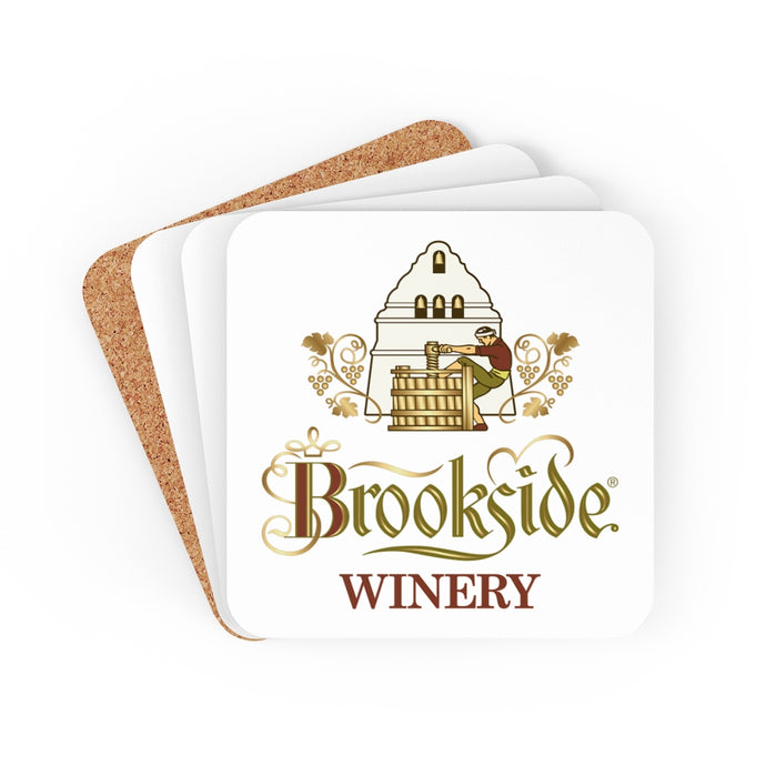 Wine Label Themed Gifts - Brookside Winery Coasters - Set of 4
