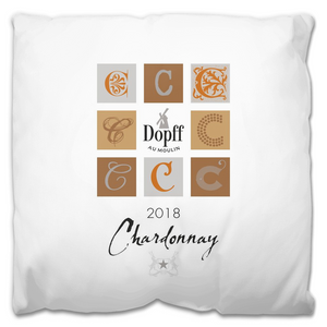 Indoor Outdoor Pillows Dopff au Moulin Wine Label Print