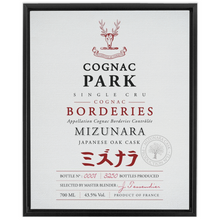 Load image into Gallery viewer, Cognac Label Themed Artwork - Cognac Park Mizunara Label Floating Frame Canvas