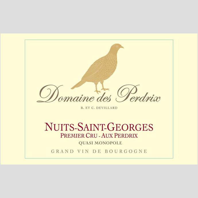 Wine Label Themed Art Print on Archival Paper - Domaine des Perdrix Fine Art Prints