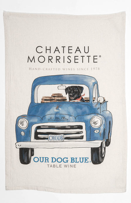 Chateau Morrisette - Our Dog Blue Flour Sack Towel
