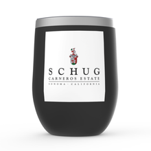Load image into Gallery viewer, Insulated Wine Tumbler - Wine Label Themed Gifts - Schug - Carneros Estate bottle Label Stemless Wine Tumblers