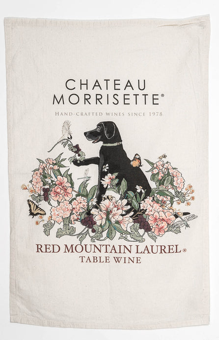 Chateau Morrisette - Red Mountain Laurel Flour Sack Towel