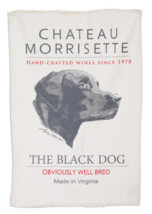 Chateau Morrisette - The Original Black Dog Flour Sack Towel